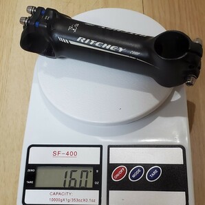 ステム リッチー120mm 160g 31.8mmハンドル 6° フォーク28.6mm Ritchey comp ★★ 4AXIS ステム Φ31.8mm ★★★の画像2