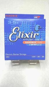 新品 エレキギター弦 Elixir エリクサー NANOWEB LIGHT ライトゲージ 010_046 