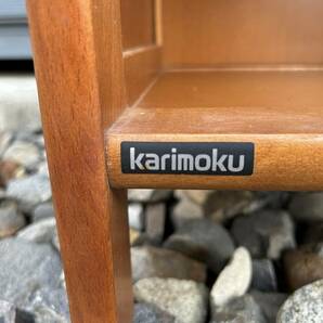 カリモク Karimoku ラタン チェスト 籐 電話台 花台 収納棚 キャビネット サイドボード 多目的棚 天然木の画像7