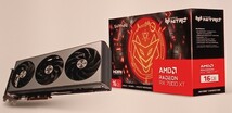 マザーボード サファイア ニトロプラス Radeon RX 7800xtゲーミングOC 16GB gddr 6 ダイキャストアルミ/マグネシウム合金フレーム_画像2