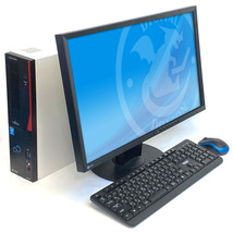 富士通＜22型パソコンセット＞Corei7-第4世代・8GB・SSD256GB・DVD・Win11・Office2021・無線LAN・キーボード・マウス_画像1