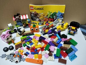 送料無料即決希望　レゴLEGO レゴ 11003 クラシック アイデアパーツ 目多数　海賊　クジラ　うさぎ　家　潜水艦　ヘリ　ブロック外し