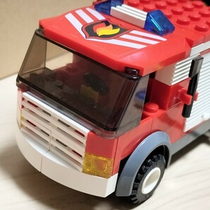 送料無料即決希望 レゴ (LEGO) シティ はしご車 7239 消防車 消防士 絶版 レトロ ホース ボート CITY レゴシティの画像5