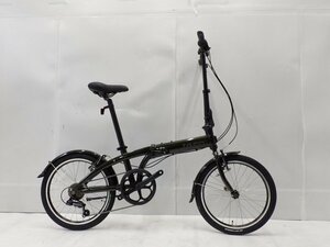 【未走行】TERN ターン 折り畳み自転車 ミニベロ LINK A7 モスグリーン 1x7s 20インチ 配送/来店引取可 ∩ 6D737-7