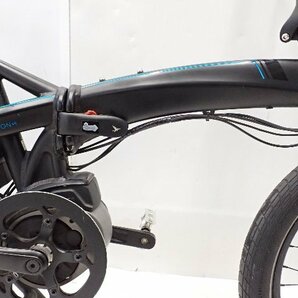 Tern Vektron S10 電動アシスト自転車 折り畳み ミニベロ マットブラック ターン 充電器付 配送/来店引取可 ∩ 6D737-16の画像3