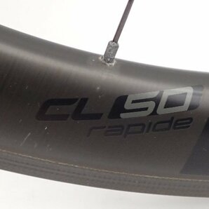 ROVAL クリンチャー チューブレス カーボンホイール rapide CL50 前後セット シマノ11s ロヴァール ▽ 6DC4B-2の画像5