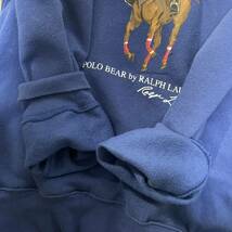 ラルフローレン ポロベア パーカー ブルー 青 RALPH Polo ポロラルフローレン ポロ競技 限定 XS ralph lauren _画像7