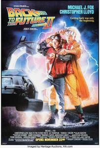 小型ポスター写真　米国版　バックトゥザフューチャー2　Back to the Future 2　43x28cm　tempo-j0130