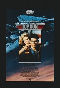 ほぼA4サイズ　ミニポスター写真　米国版　トップガン　トムクルーズ　Top Gun　Tom Cruise　tempo-k0053