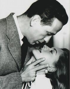 ハンフリーボガート　ローレンバコール　Humphrey Bogart,　Lauren Bacall　約20.3x25.4cm　輸入　写真　23094