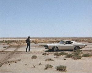 バニシングポイント　画質粗いです。ダッジチャレンジャー　Vanishing Point Barry Newman　輸入　写真　11903.