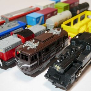 プラレール★大量 貨物 車両＆レール情景部品 EH500-10・EF210-102・DD51-1150・EF58 157・C12 50 動作確認済みの画像2