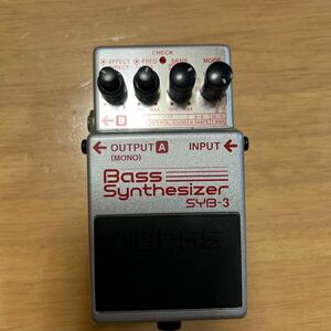 BOSS SYB-3 base synthesizer effect .daru made in Japan operation verification ending 