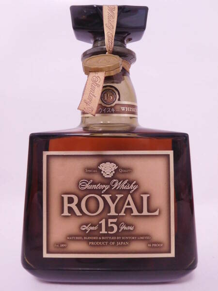 ★古酒☆ サントリー ローヤル 15年 ＜ゴールドラベル＞ 750ml 43% シェリー樽貯蔵 ☆送料無料☆ SUNTORY WHISKY ROYAL aged 15 years ★