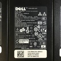 【送料無料】(030881D) 3個セット DELL FA90PE0-00 / DA90PE0-00 19.5V4.62A 純正品 ACアダプタ メガネケーブル付 中古品_画像3