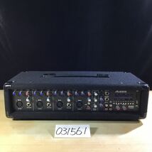 【送料無料】(031561G) ALESIS PA80 4Ω80W 4ch パワードミキサー 通電確認済 中古品_画像1