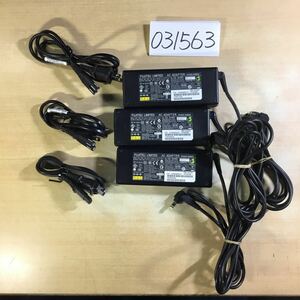 [ free shipping ](031563C) FUJITSU FMV-AC330 19V4.22A genuine products AC adapter 3 piece set glasses cable attaching secondhand goods 