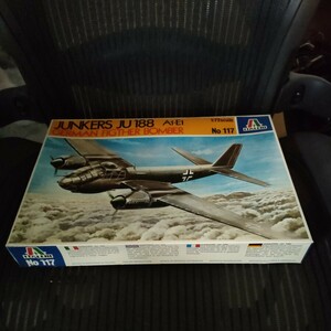 JUNKERS JU188 A1-E1 1:72scale GERMANFIGTHER BOMBER No.117 ITALERI