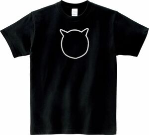 おもしろ　ネコ　猫　Tシャツ　ブラック　MLサイズ　送料無料　ｈ601