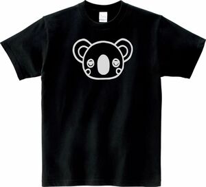 おもしろ　コアラ　Tシャツ　ブラック　MLサイズ　送料無料　ｈ913