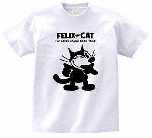 おもしろ　FELIX　Tシャツ　白　MLサイズ　送料無料　ｈ135