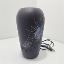 D(0315i7) アートグラス テーブルスタンド ライト artglass ガラス 照明 スタンドランプ 工芸品 美術 アート インテリア 通電確認OK_画像4