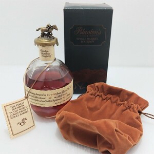 D(0327i3) 未開栓 Blanton's ブラントン シングルバレル バーボンウイスキー 46.5% 750ml Blanton Distilling 8/17/90 1990年 古酒 