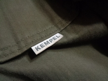 ケンペル KEMPEL シャツ ジャケット ワーク ヨーロッパ製 長袖 48 カーキ メンズ_画像7