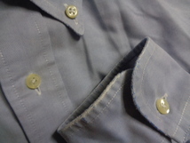 90's USA製 ブルックスブラザーズ オックスフォード ボタンダウンシャツ 青 (15 1/2 31) ブルー ポロカラー アメリカ製 旧タグ オールド_画像5