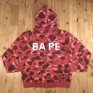 Swarovski BAPE LOGO パーカー Lサイズ pharrell camo a bathing ape full zip hoodie スワロフスキー ベイプ エイプ red camo 迷彩 pri749