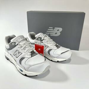 直営店限定 国内正規品 NEW BALANCE CM1700LN ホワイト×グレー US8.5 26.5cm オールレザー 新品 M1700 天然皮革 本革 NB 白 スニーカー