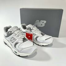 直営店限定 国内正規品 NEW BALANCE CM1700LN ホワイト×グレー US10 28cm オールレザー 新品 M1700 天然皮革 本革 NB 白 スニーカー_画像1