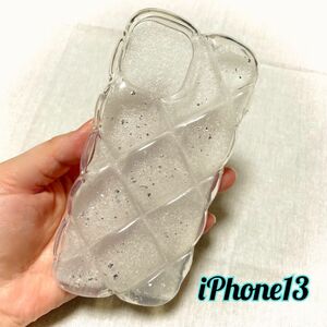 iPhone13 ケース 透明 おしゃれで可愛い 韓国 シリコンカバー スマホカバー Apple