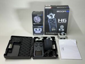 使用頻度低■ZOOM H6 ハンディレコーダー オプション複数付きAPH-6+EXH-6