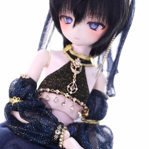 *ゆきいろイチゴ*DDH-01 セミホワイト肌 レジン盛りカスタムヘッド+碁石アイ ※多難有りの画像9