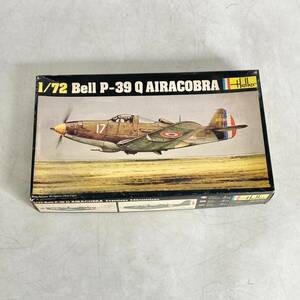 未組立　現状品　プラモデル　Heller　エレール　Bell P-39 Q AIRACOBRA　エアラコブラ　イタリア空軍　1/72　No.271