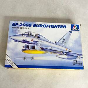 未組立　現状品　プラモデル　ITALERI　イタレリ　EF-2000　EUROFIGHTER　TWIN SEATER　1/72　ユーロファイター複座型　欧州戦闘機