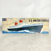 未組立 Revell レベル S.S. ユナイテッドステーツ アメリカ 豪華客船 UNITED STATES プラモデル H-332_画像1