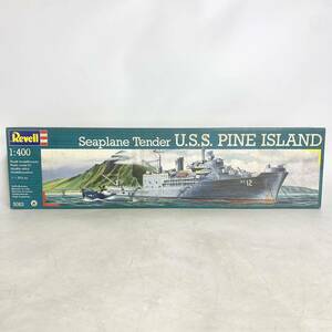 未組立 Revell レベル 1/400 アメリカ海軍 水上機母艦 パイン・アイランド Seaplane Tender U.S.S. PINE ISLAND プラモデル 5083 現状品