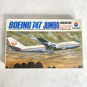  not yet constructed knitted -NITTO 1/390bo- wing 747 day . jumbo BOEING JUMBO plastic model Nitto science No.723