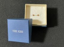 THE KISS　ザ・キッス　イエローゴールド　ピアス　0.19g　箱付属　レディースアクセサリー_画像1