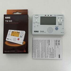 KORG TM-60 チューナー メトロノーム ホワイト 新品