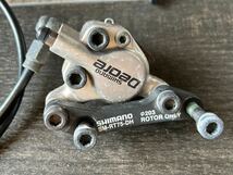 ★良品 ★SHIMANO シマノ ★DEORE ディオーレ BL BR M555 F/R set ★SM-RT75 DH Φ203 ★OLD RARE部品多数出品中 VINTAGE XTR XT LX _画像7