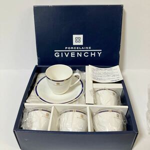 カップ ソーサー 5客セット 金彩 ジバンシィ GIVENCHY コーヒーカップ 洋食器