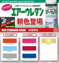 【2液性エアーウレタンスプレー】　ピーチピンクＰ（パール色）　（検索：トヨタ　3T4　ピンクサファイア　モモタロウピンク　近似）　_画像3