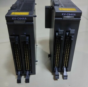 キーエンス 入力ユニット KV-C64XA ×2 KEYENCE