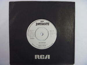 【UK盤7inch】SMALL FACES スモール・フェイセズ／ Tin Soldier 涙の少年兵 (Immediate)▼全米1968年73位■マトA-1/B-1　●盤質・良好●