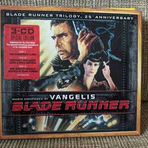 ☆ VANGELIS『BLADE RUNNER Trilogy, 25th Anniversary』3枚組 Special Edition 輸入盤【ヴァンゲリス/ブレードランナー/25周年/サントラ】の画像1