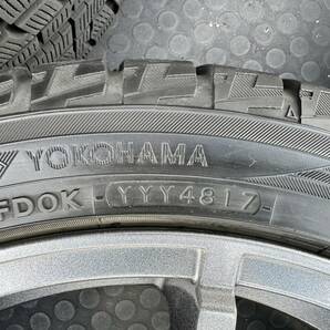 美品 215/45R17 YOKOHAMA 5-100 17×7J +48 4本 86/BRZ/プリウスなどにの画像7