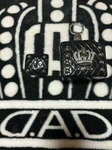 [ beautiful goods ] [. record rare ] luxury multi holder TYPE- Crown enamel / silver D.A.D DAD Garcon GARSON